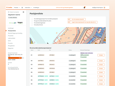 CoSite Application — Project View app app design dashboard design flat minimal monterail simple software table typography ui ux vector web