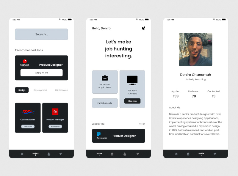 Jobberman by Deniro Ohanomah on Dribbble
