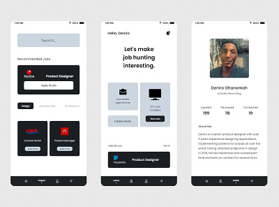 Jobberman adobexd design minimal ui ux