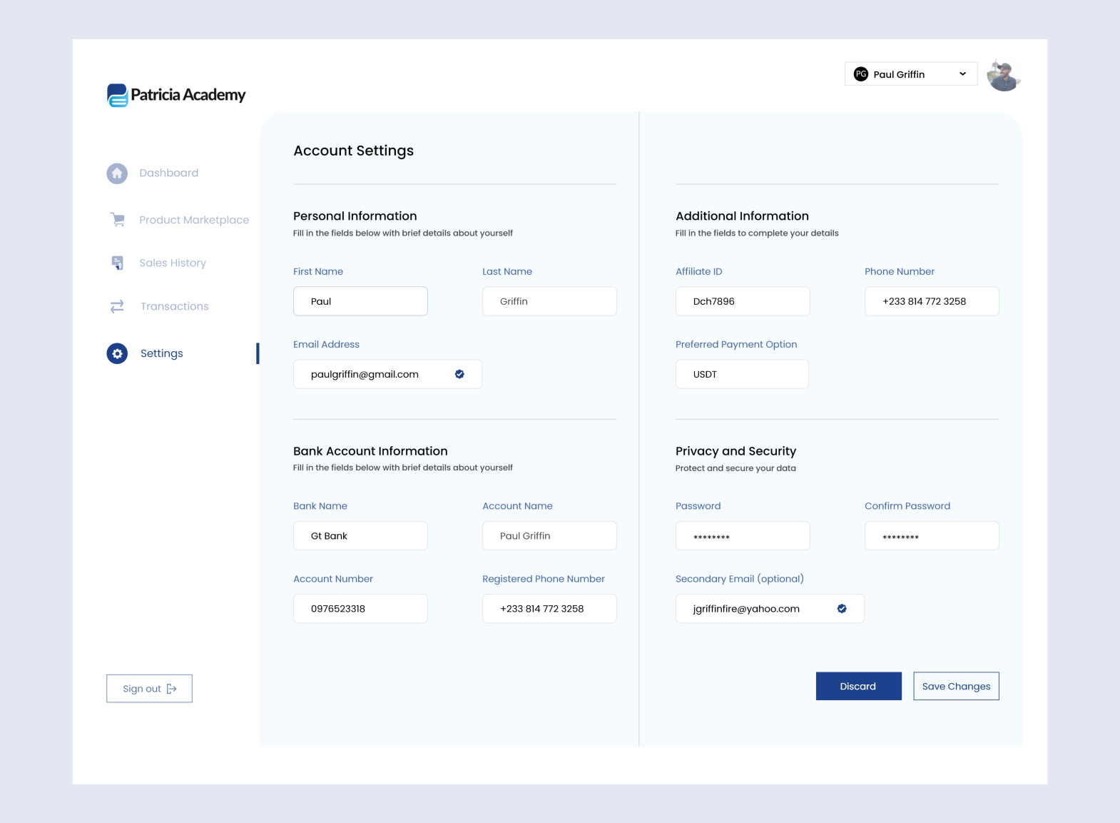 Settings by Deniro Ohanomah on Dribbble