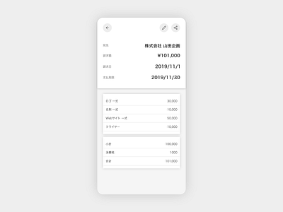 Invoice dailyui 046 daiyui