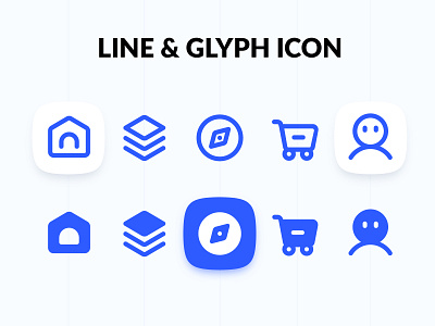 Line & Glyph Icon