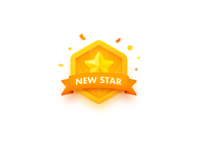 New Star Badge badge badge design design graphic icon