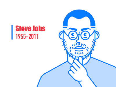 Steve Jobs - Character illustration character steve jobs