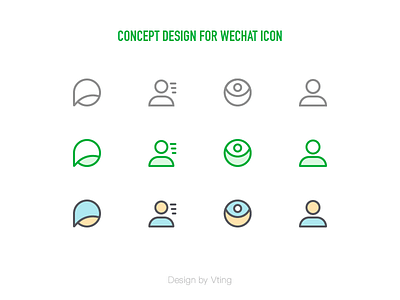 Concept Design for Wechat icon