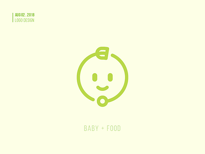 Logo Design - Baby + Food baby food logo