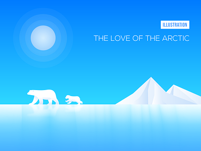 Gradients Design02 bear gradients illustration