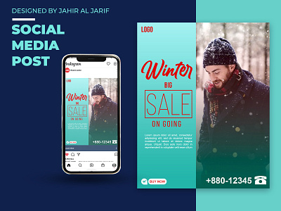 SOCIAL MEDIA POST DESIGN | WINTER SALE