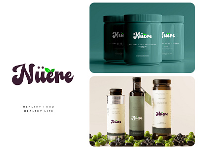 Nuere | Organic Food Supplier | Logo Design