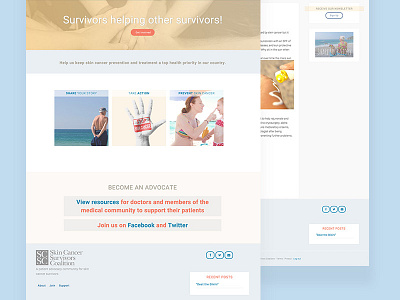 SCSC genesis homepage responsive website wordpress