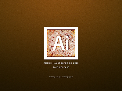 Adobe Illustrator icon 2015 adobe cc icon illustrator screen screens set.. splash