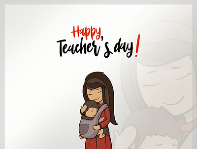 Teachers Day Poster! art direction cover design design graphic design illustration vector