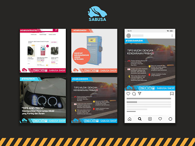 Social Media Feed Design | Sabusa Shop