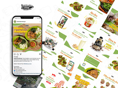 Social Media Feed | Bebek Goreng Haji Slamet Bogor branding design facebook feed instagram social socialmedia