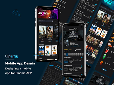 Cinema App cinema design ui user userinterface ux