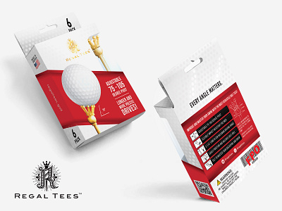Patent Pending Adjustable Golf Tee branding logo design package design product design