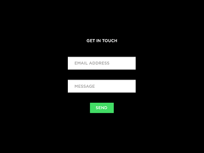 Contact Form contact email field form mobile ui ux