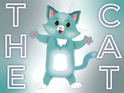 The Cat design illustration vector