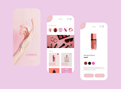 Cosmeta graphic design