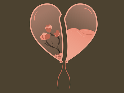 Complementary balloon balloons dailychallenge design flower flowers illustration nature water