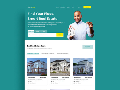 Real Estate Website design product design real estate ui uiux design ux web design l website