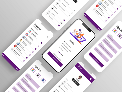 LiveThen mobile app design mobile app ui