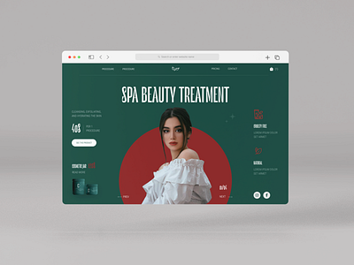 Spa website concept