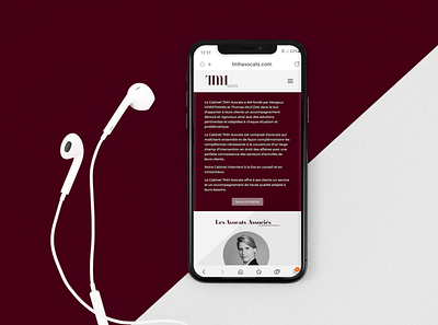 TMH Avocats: from branding to webdesign ui webdesign