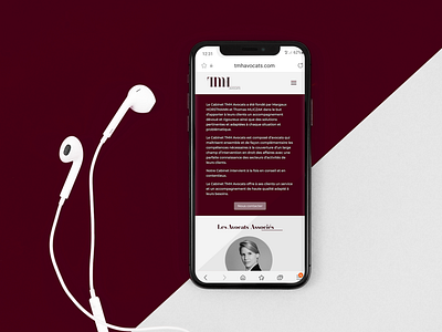 TMH Avocats: from branding to webdesign