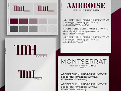 Brand visual identity for a law firm brandbook branding design graphic design logo typography visual identity