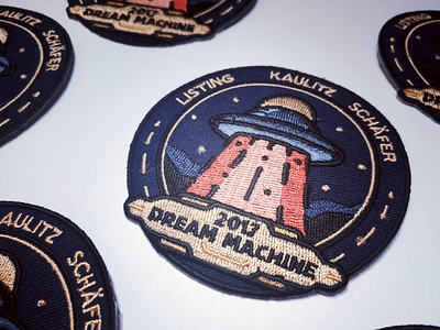 Dream Machine 2K17 dream machine embroidery old school patch space vintage