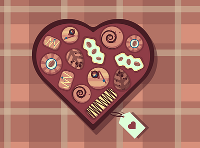 Chocolove 1 cute design illustration logo love valentinesday