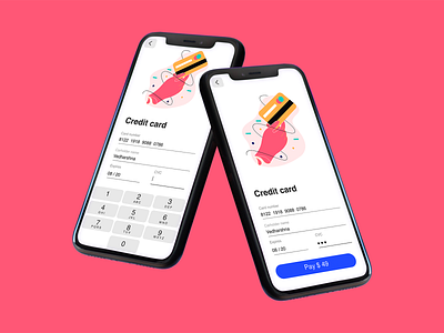 Credit Card Check Out #dailyui app design illustration ui ux