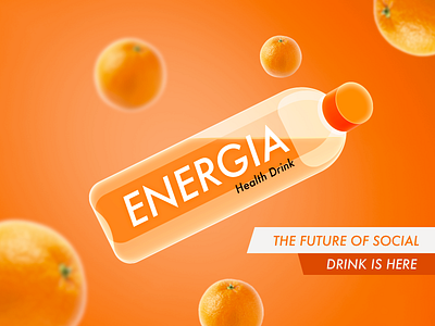 Poster Design for Energia branding design illustration logo minimal vector website