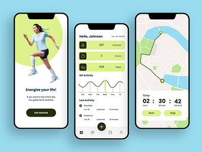 Running App #dailyui