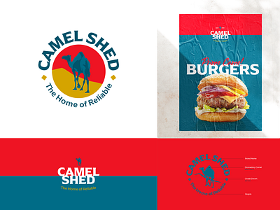 CamelShed - Branding ✏️ africa branding camel design heritage icon kenya logo logo design serif fonts typography vector
