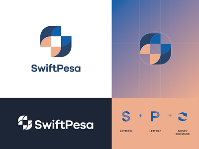 SwiftPesa Logo v0.1 africa branding design fintech kenya logo vector