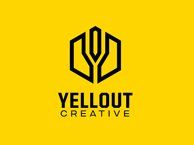 YellOut Logo africa branding design icon kenya vector