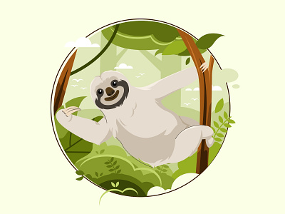 Sloth Illustration