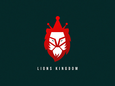 Lion's Kingdom Logo Design brand logo lion logo tech logo tiger logo