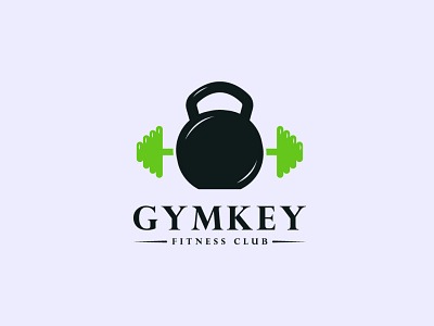 Gymkey Logo Design brand identity