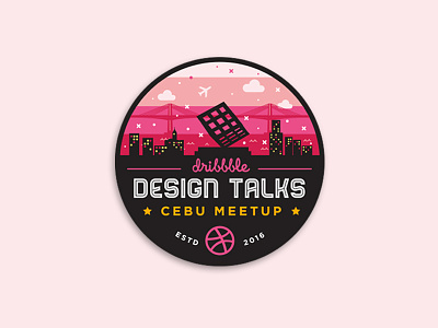 Dribbble Meetup Cebu 2016 Emblem 2016 cebu cebu city cube december design dribbble meetup talks