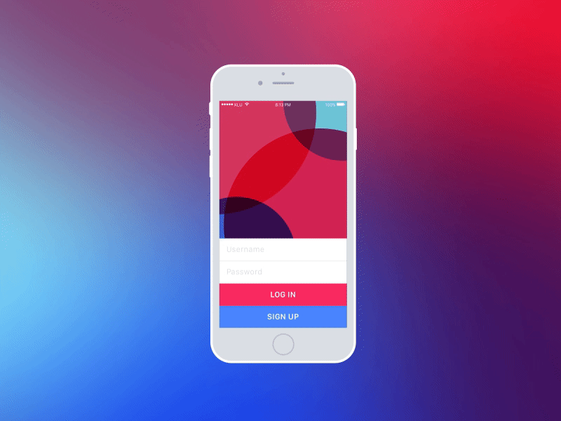 Daily UI Challenge #001 001 animation dailyui design mobile motion graphics sign up signup ui user interface ux