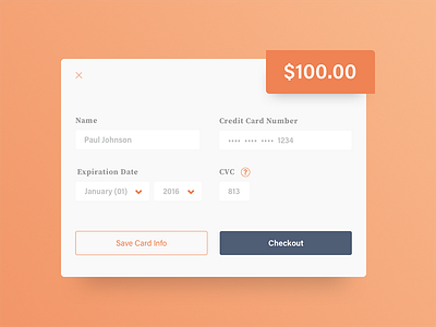 Daily UI Challenge #002