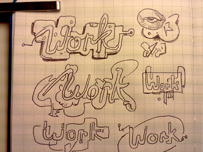 Neon signage sketches