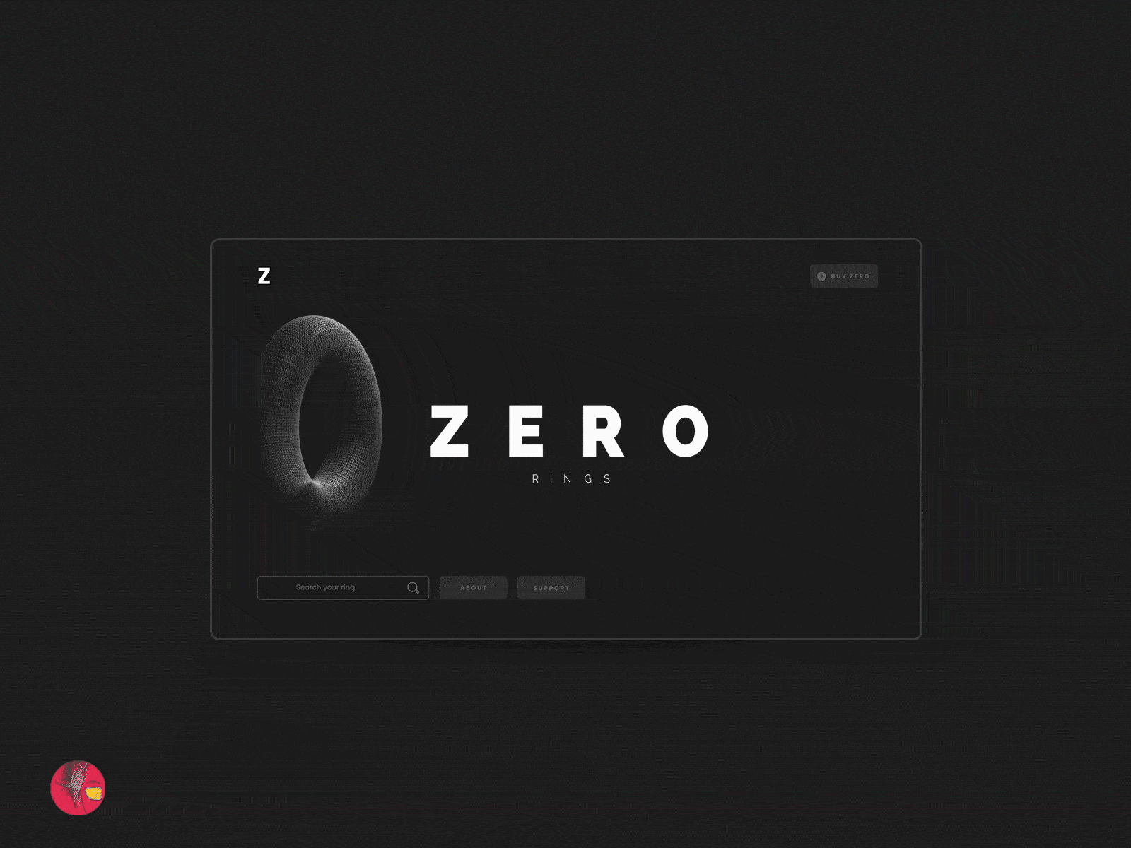 Zero (3D Web Animation) 3d 3d animation branding ui ux website