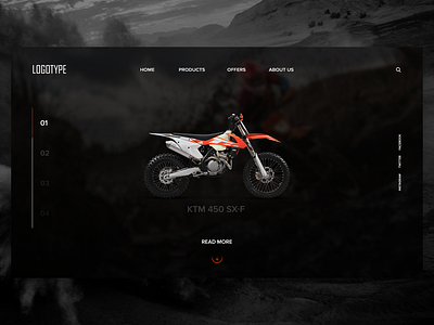 KTM dirt bike