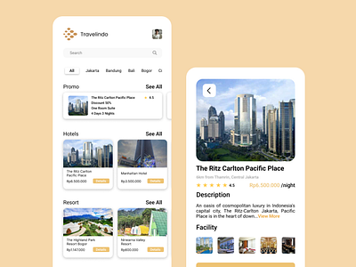 Travelindo design hotels resorts travelapp uidesign uiux uxdesign