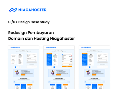 UI UX Design Case Study : Redesign Pembayaran Domain dan Hosting casestudy indonesia niagahoster paymentapp redesign uidesign uxdesign webdesign
