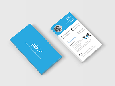 JobCV.me Business Card business businesscard card jobcv startup